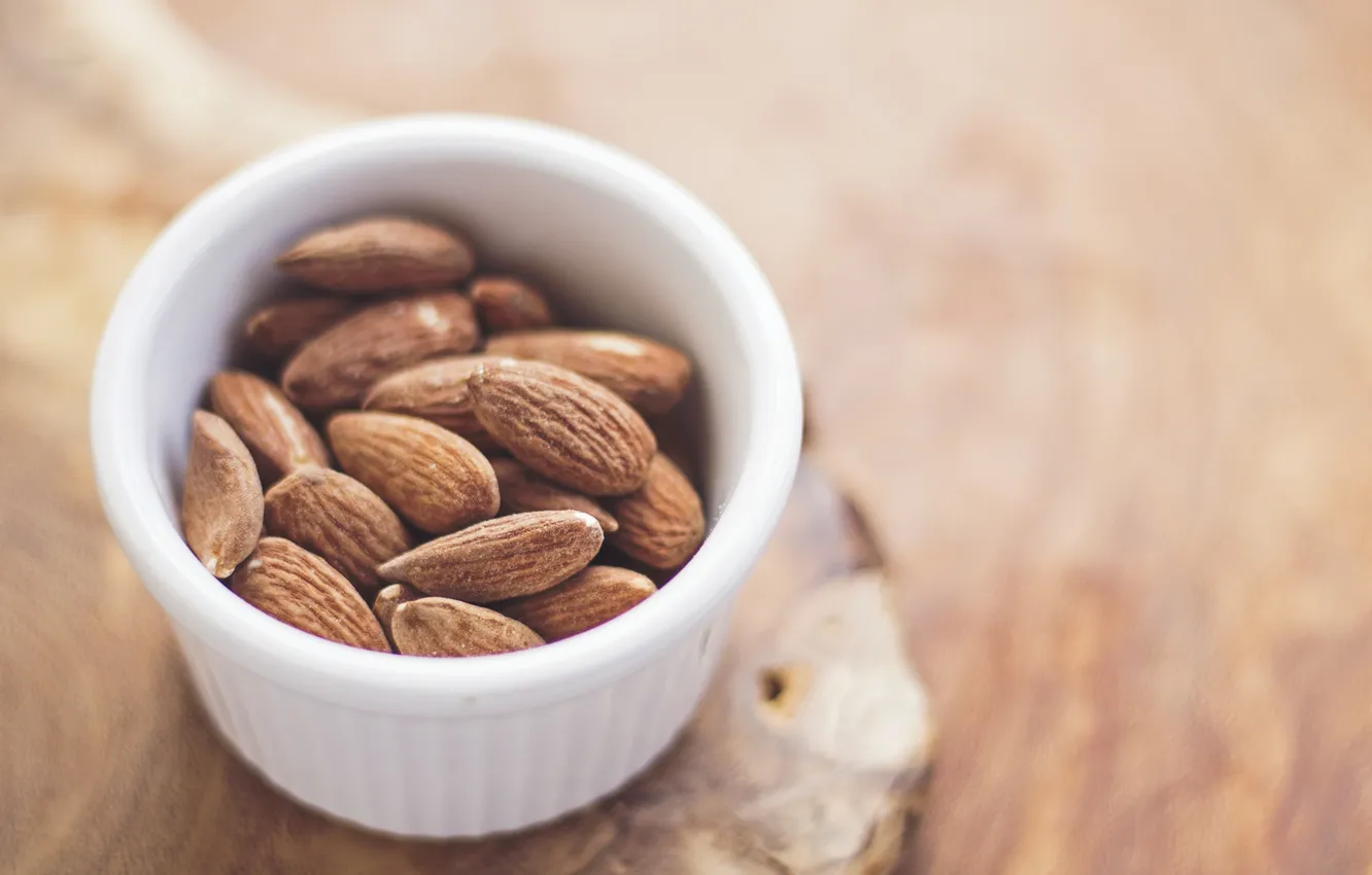 Photo wallpaper nuts, a lot, almonds