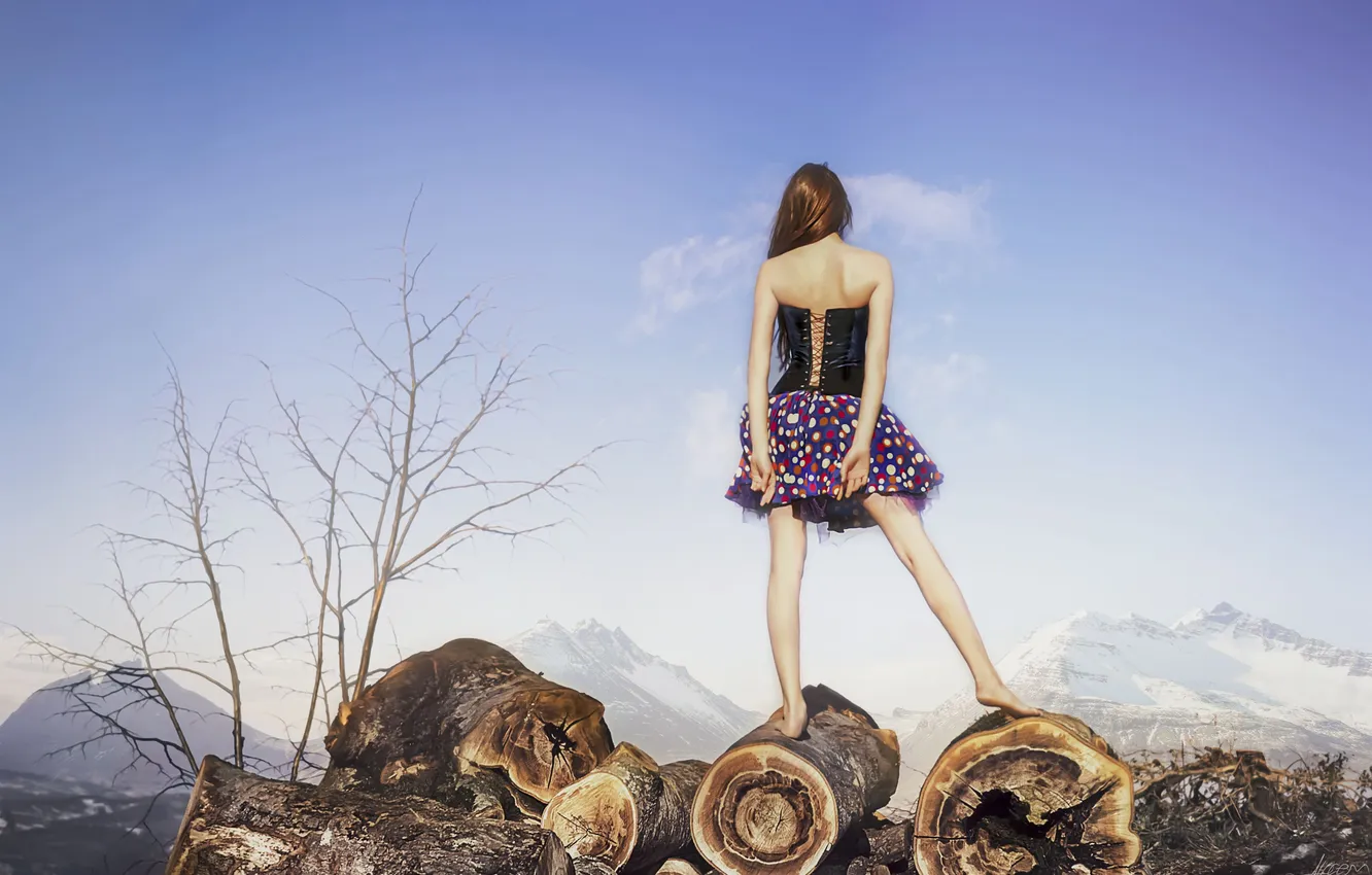 Photo wallpaper model, cute, person