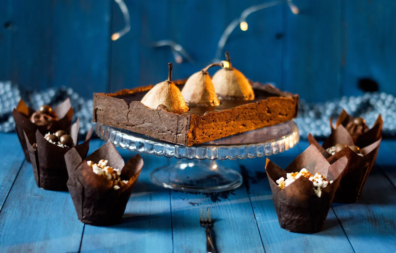 Photo wallpaper food, pie, cakes, sweet, cupcakes, Natasha Breen, grouchy