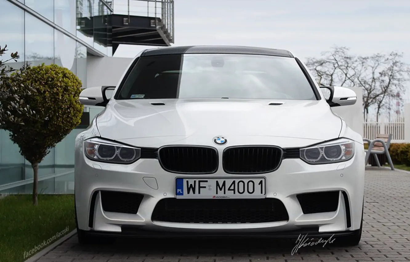 Photo wallpaper white, F32