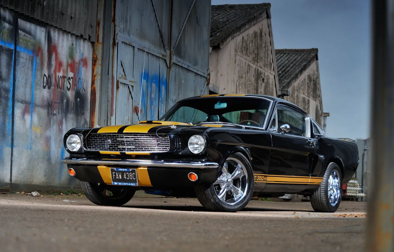 Photo wallpaper Mustang, Ford, Car, Ford Mustang, Muscle car, Shelby GT 350 H Replica