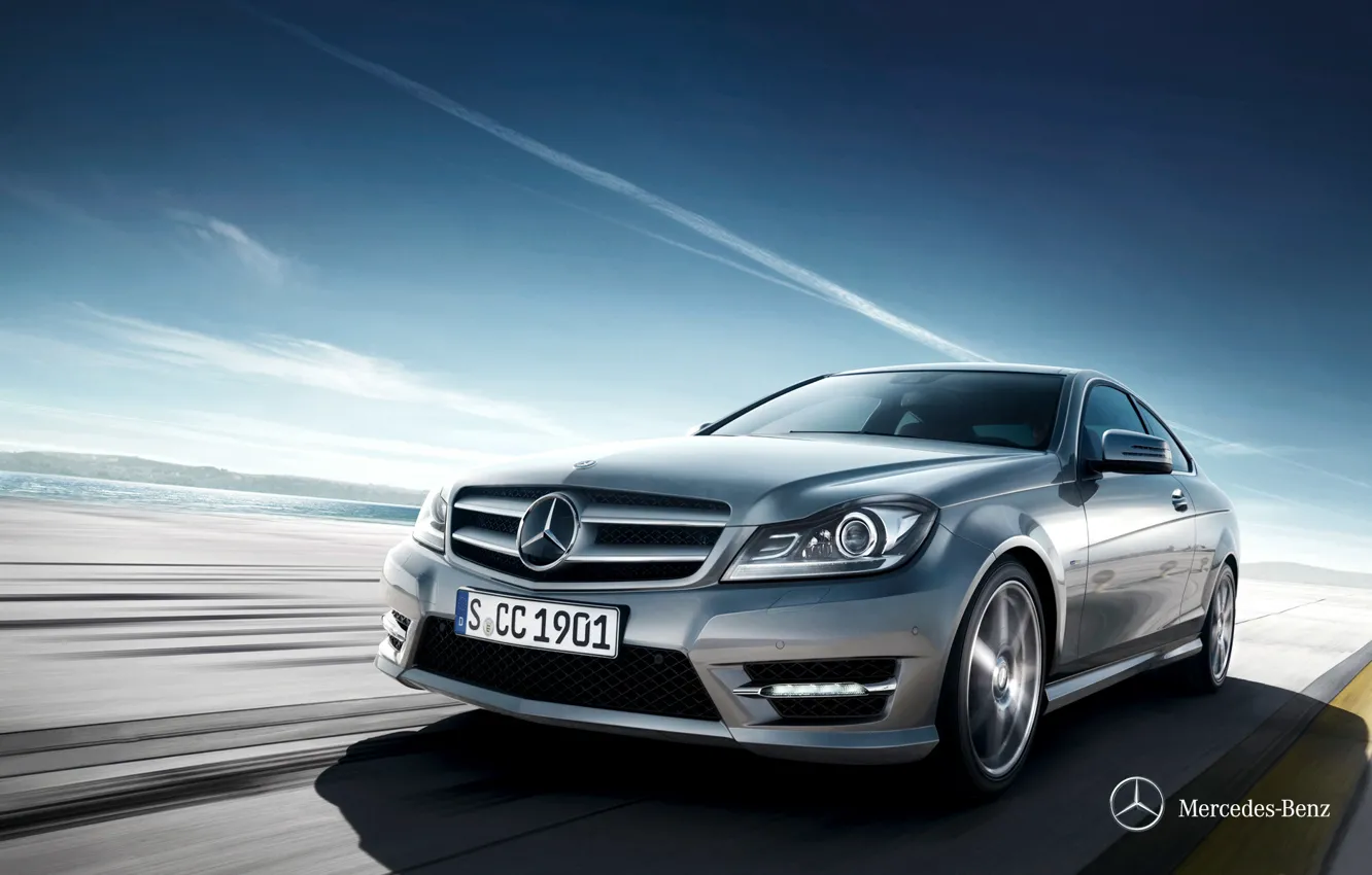 Photo wallpaper Mercedes-Benz, Mercedes, 2011, C204, C-Class