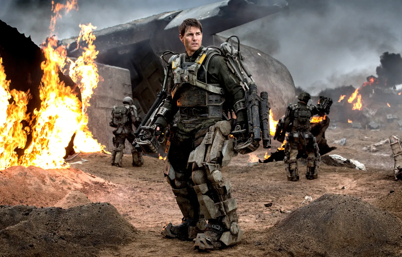 Photo wallpaper Action, fantasy, sci-fi, Tom Cruise, Adventure, Pictures, Edge of Tomorrow