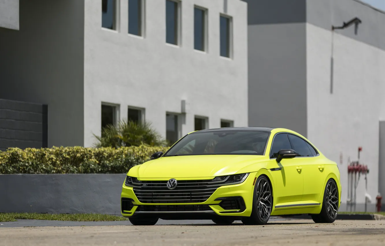 Photo wallpaper front view, 2018, Arteon, Vossen, Volkswagen, R-Line, Highlight Concept
