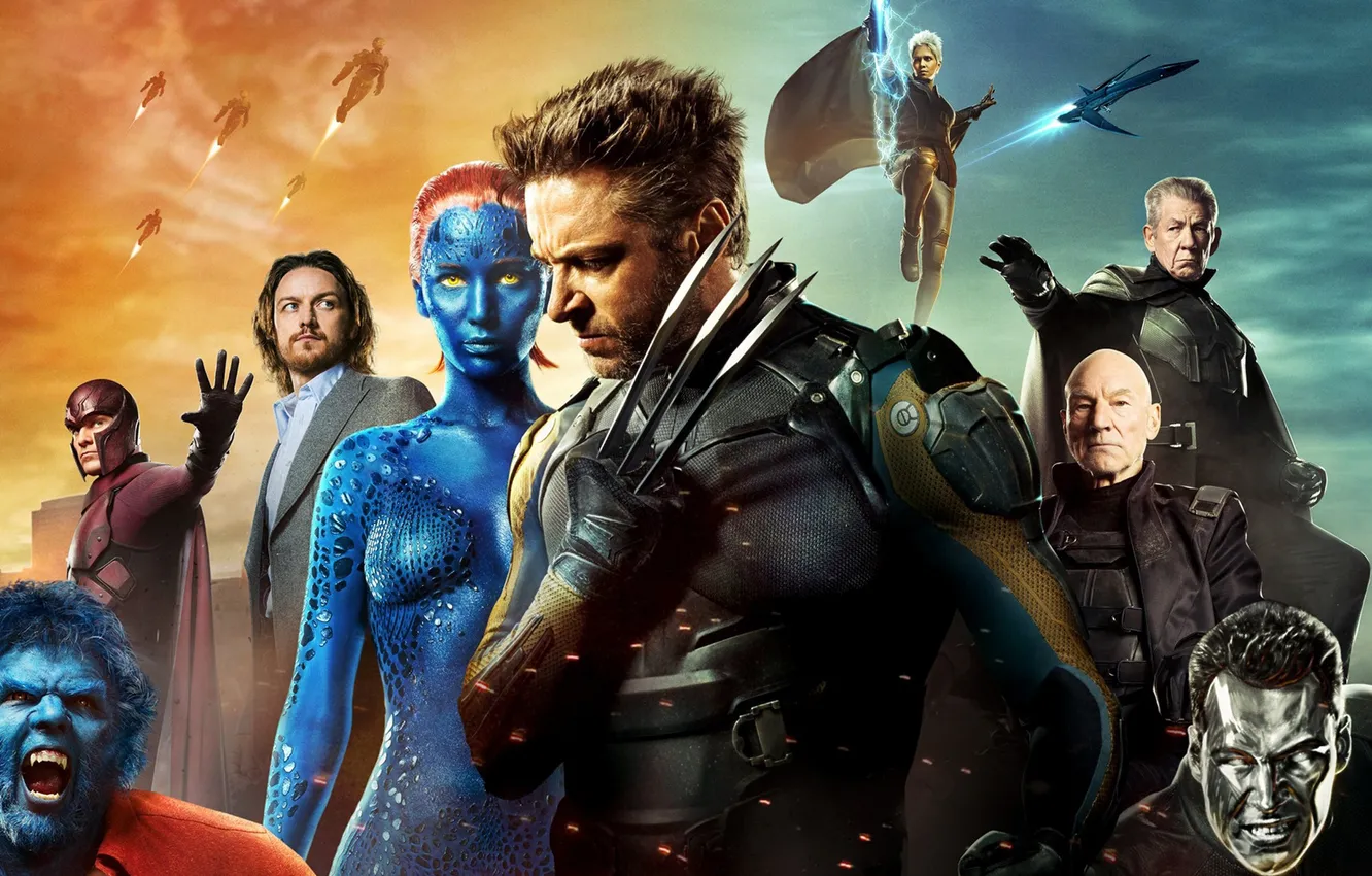 Photo wallpaper Wolverine, X-Men, Mistique