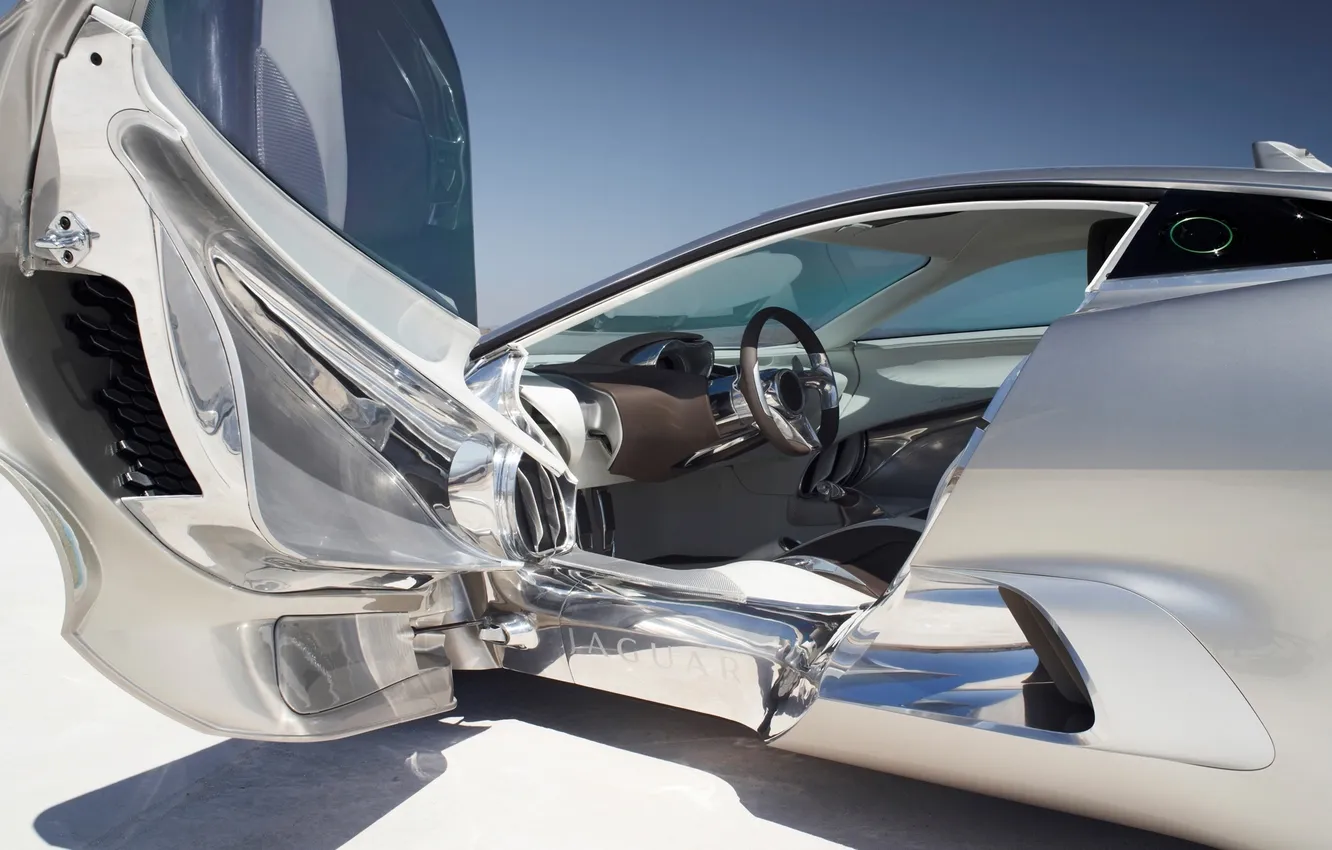 Photo wallpaper Jaguar, salon, concep, X75