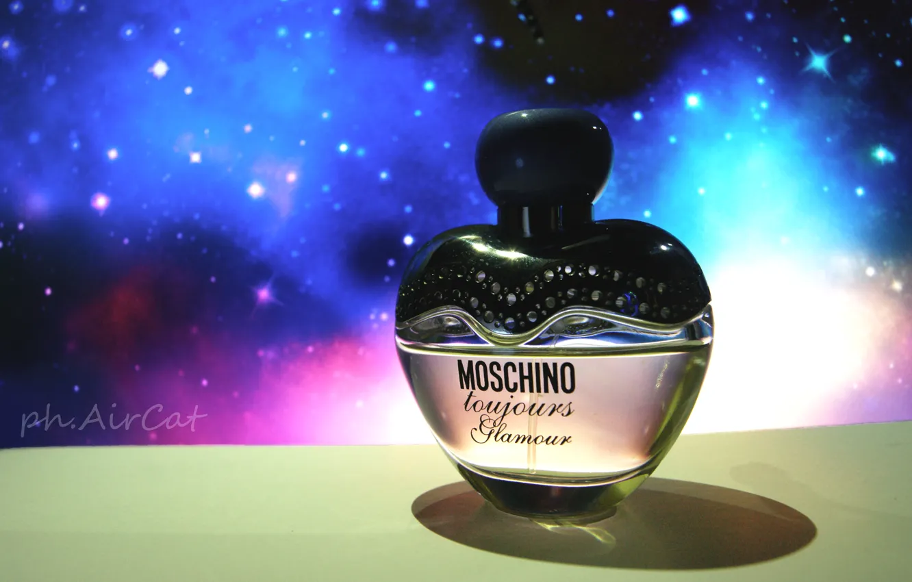 Photo wallpaper space, perfume, space, the smell, glamour, aroma, moschino