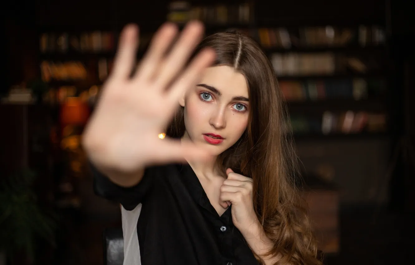 Photo wallpaper girl, sweetheart, model, Face, Wallpaper, Portrait, brown hair, beautiful