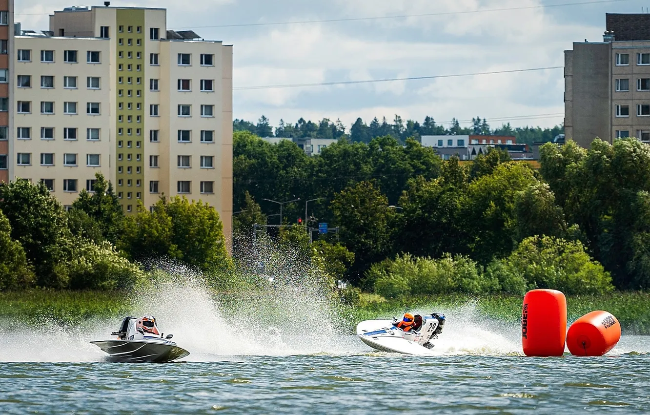 Photo wallpaper race, boat, speed