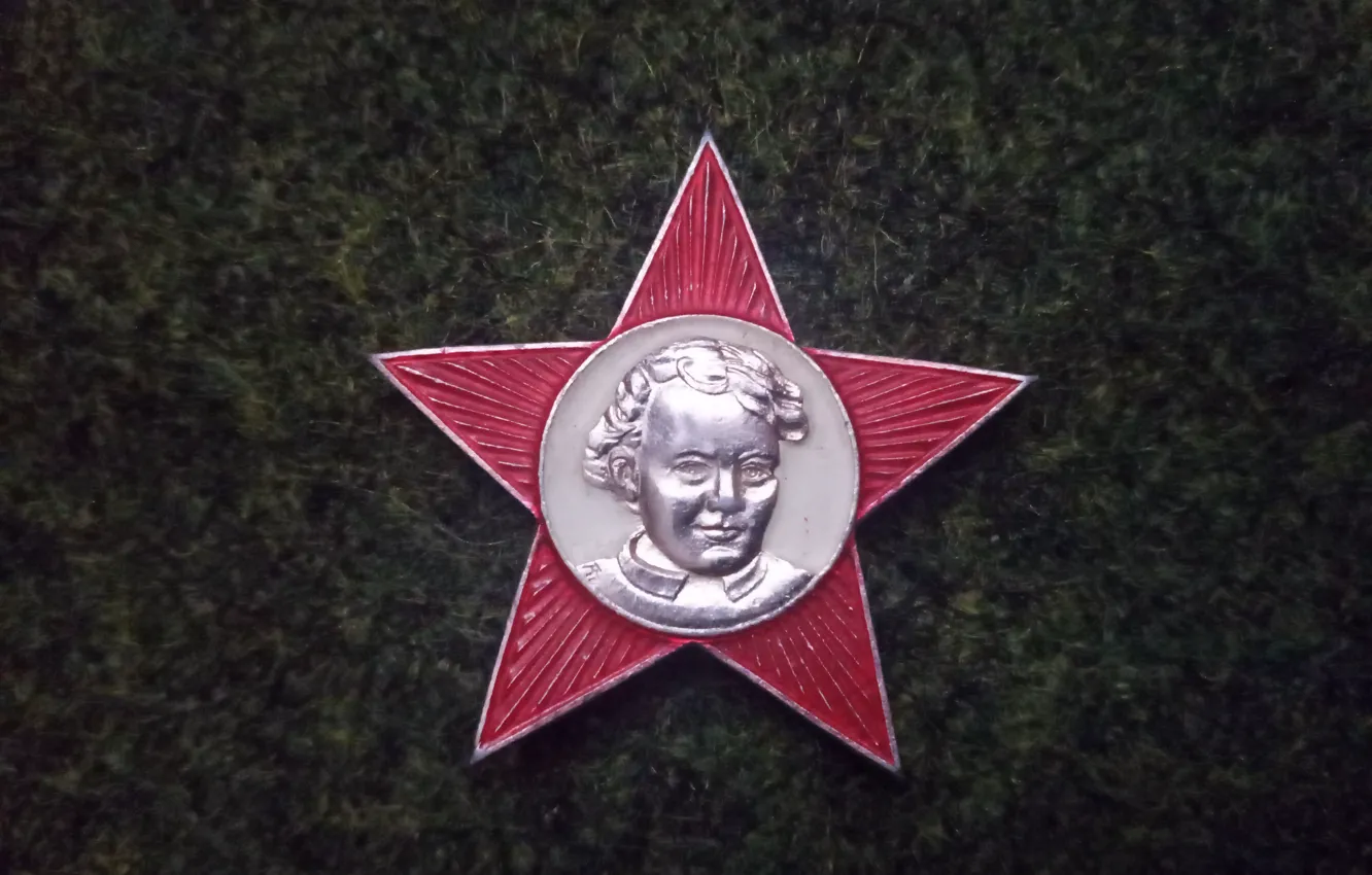 Photo wallpaper USSR, Volodya Ulyanov, October badge