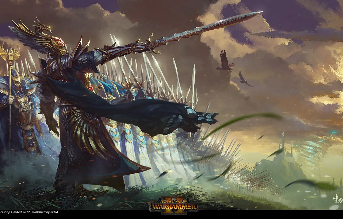 Photo wallpaper battle Art, Total warhammer 2 was, Elves