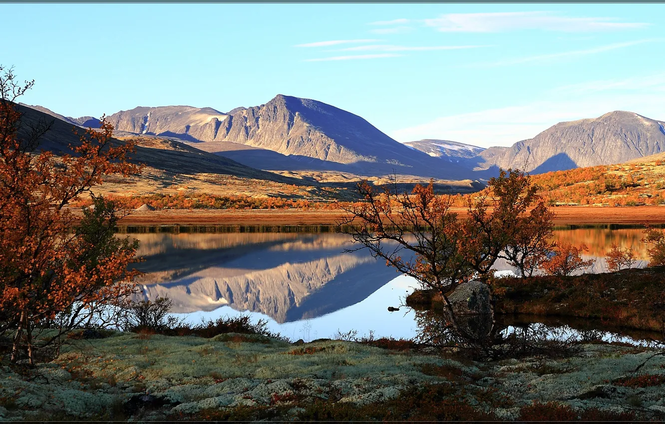 Photo wallpaper Norway, Hedmark County, Rondane National Park, Blæsterdalen, Norvegia