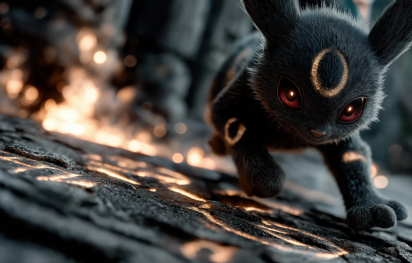 Photo wallpaper pokemon, pokemon, umbreon, Pokémon, AI Art, AI ART