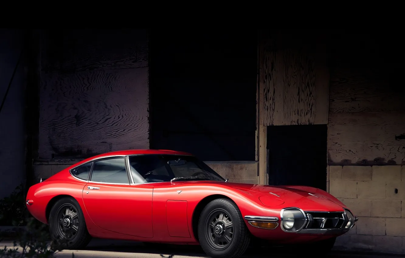 Photo wallpaper car, machine, red, Japan, red, Toyota, 2000, Japanese