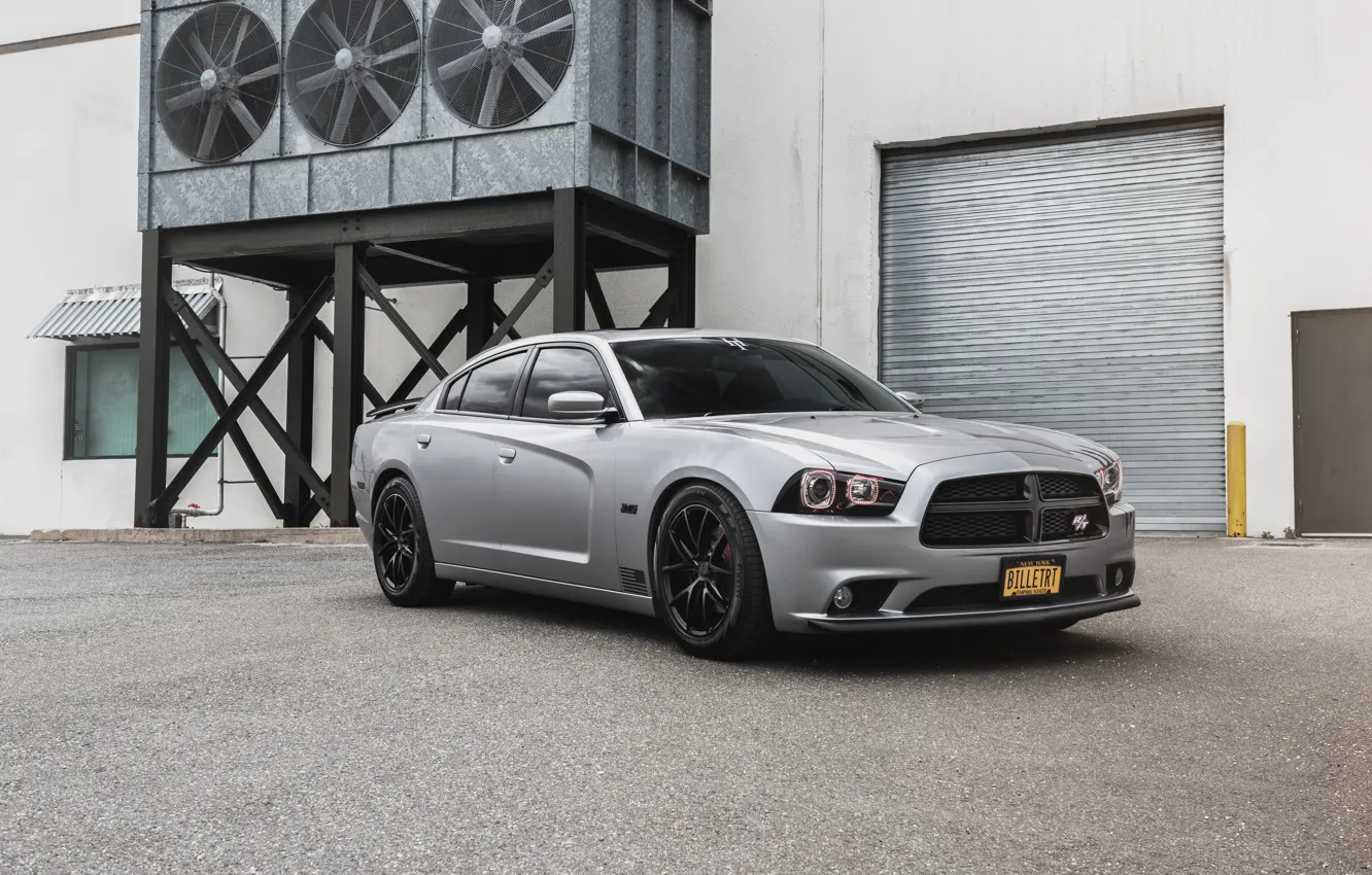 Photo wallpaper Dodge, Charger, Road, Wheels, Niche