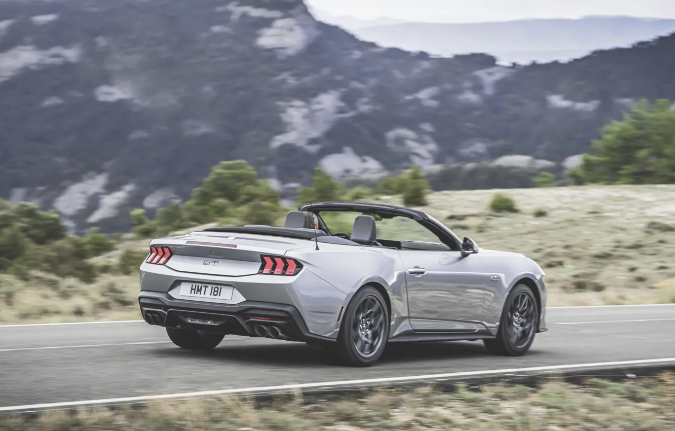 Photo wallpaper Mustang, Ford, Ford Mustang GT Convertible