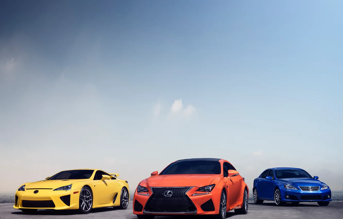 Photo wallpaper Lexus, supercar, different