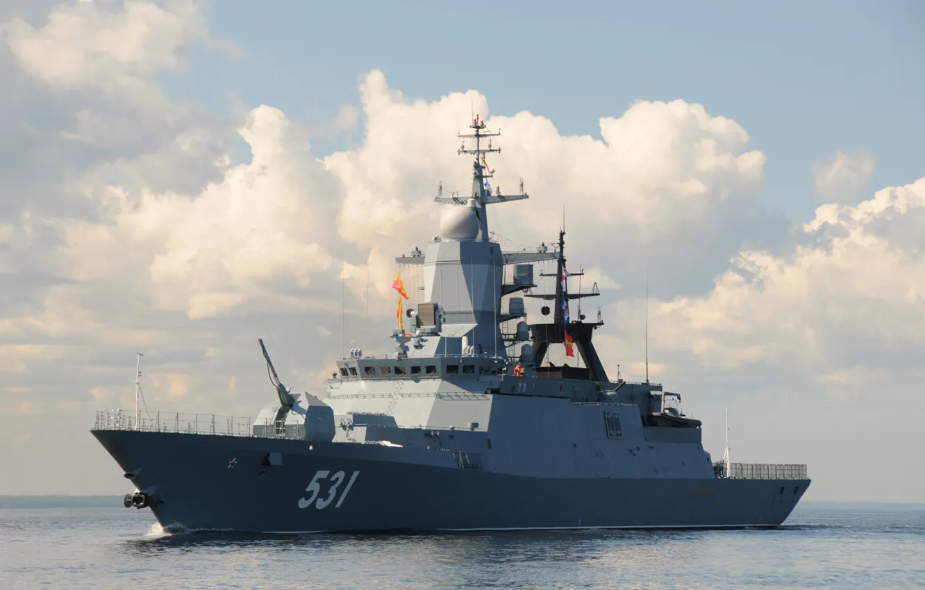 Photo wallpaper Corvette, quick-witted, patrol ship