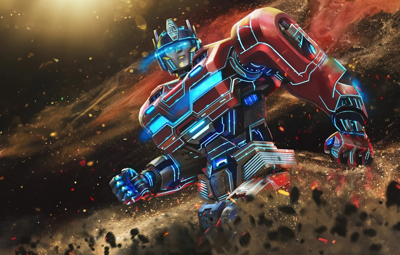 Photo wallpaper robot, Transformers, Optimus Prime, Transformers One