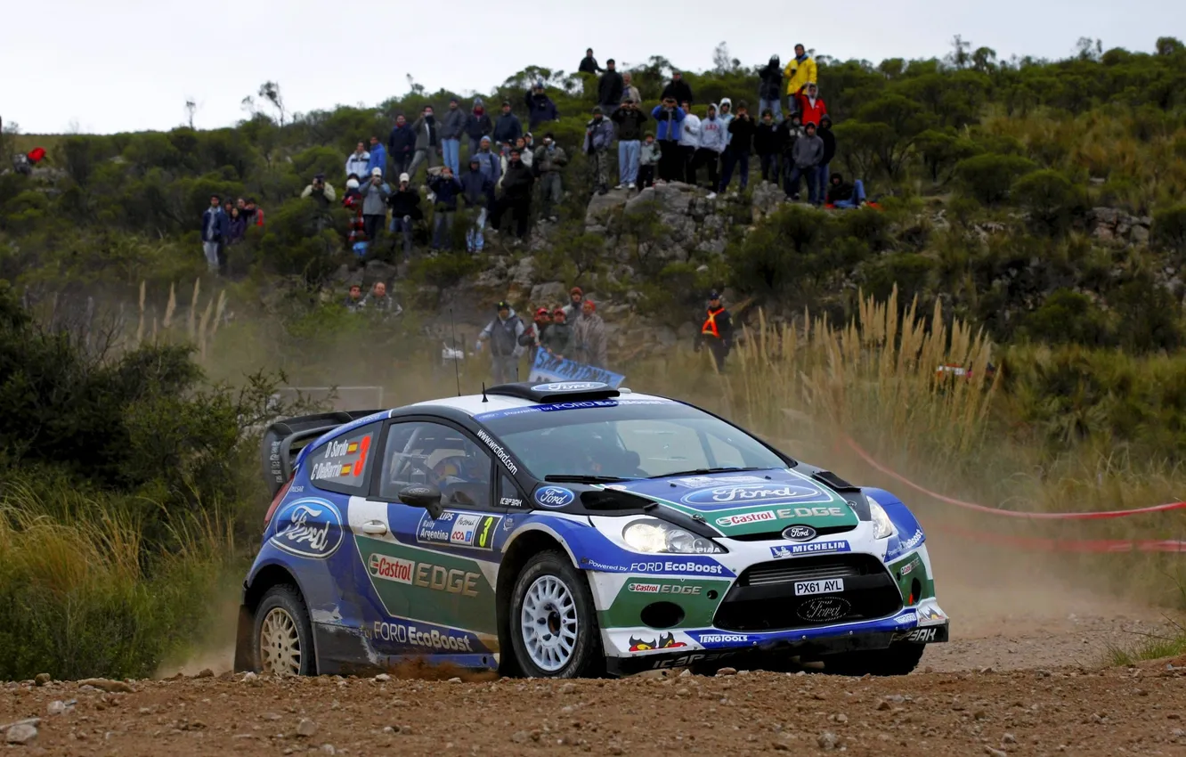 Photo wallpaper Ford, People, Ford, Race, WRC, Rally, Rally, Fiesta