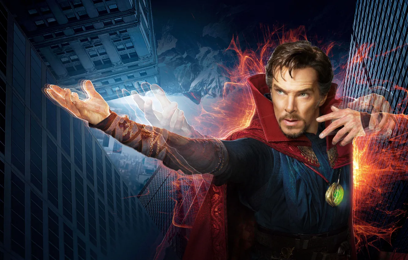 Photo wallpaper magic, fantasy, poster, Benedict Cumberbatch, Benedict Cumberbatch, Doctor Strange, Doctor Strange