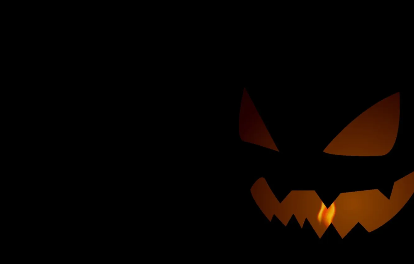 Photo wallpaper lights, Halloween, pumpkin, Halloween