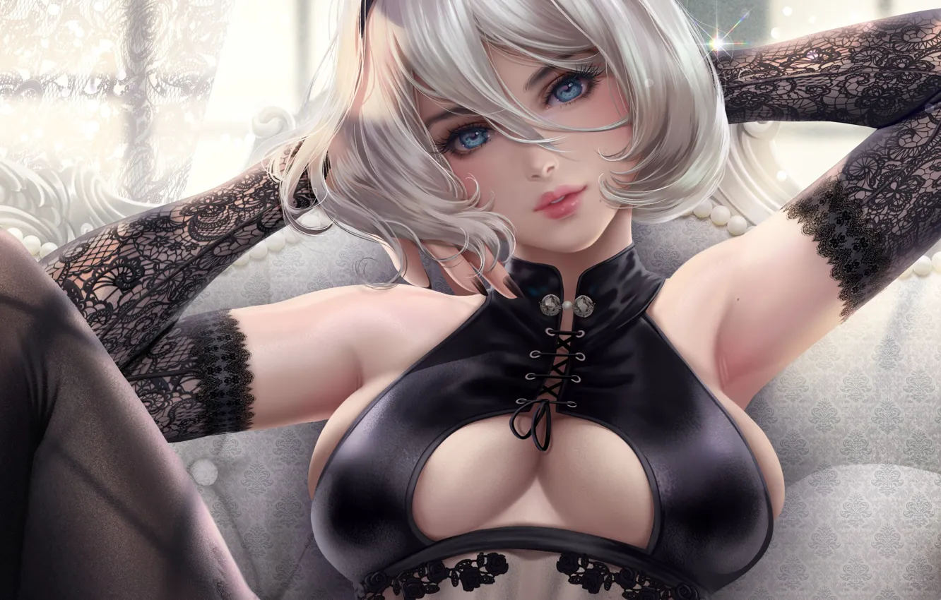 Photo wallpaper girl, nier, Nier Automata