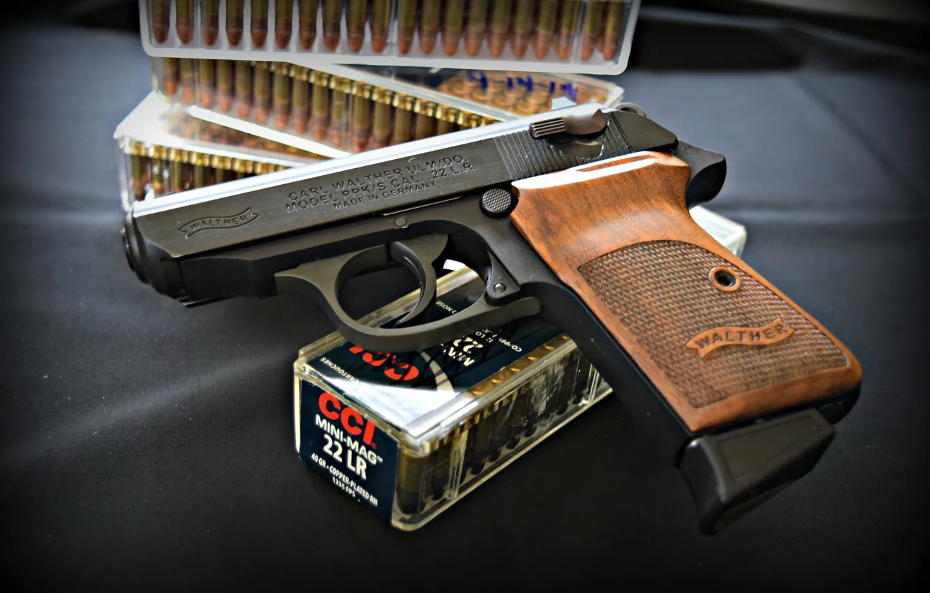 Photo wallpaper gun, weapons, Walther, self-loading, PPK/S