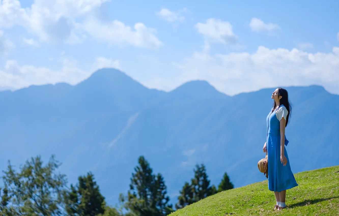 Photo wallpaper China, girl, sexy, girls, woman, model, asian, cute