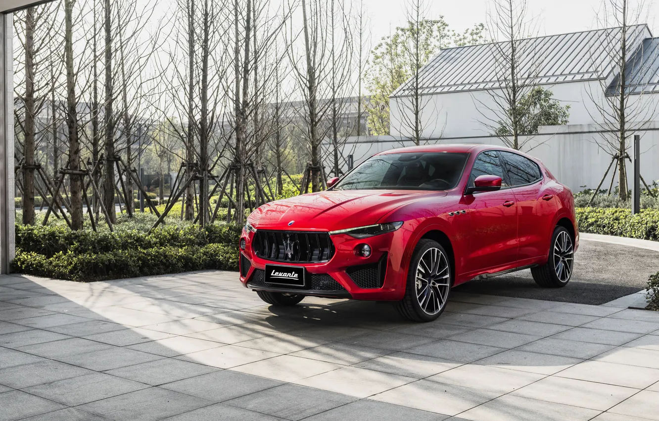 Photo wallpaper Maserati, crossover, Launch Edition, Trophy, Levante, 2019