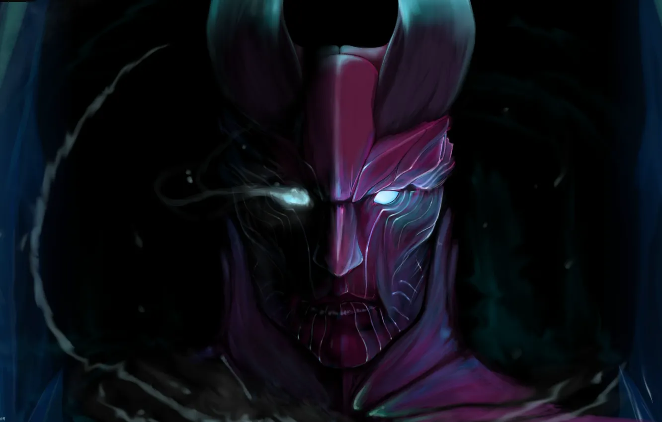 Photo wallpaper the demon, art, horns, dota 2, Terror blade, Demon Marauder, Toxic-Pepper