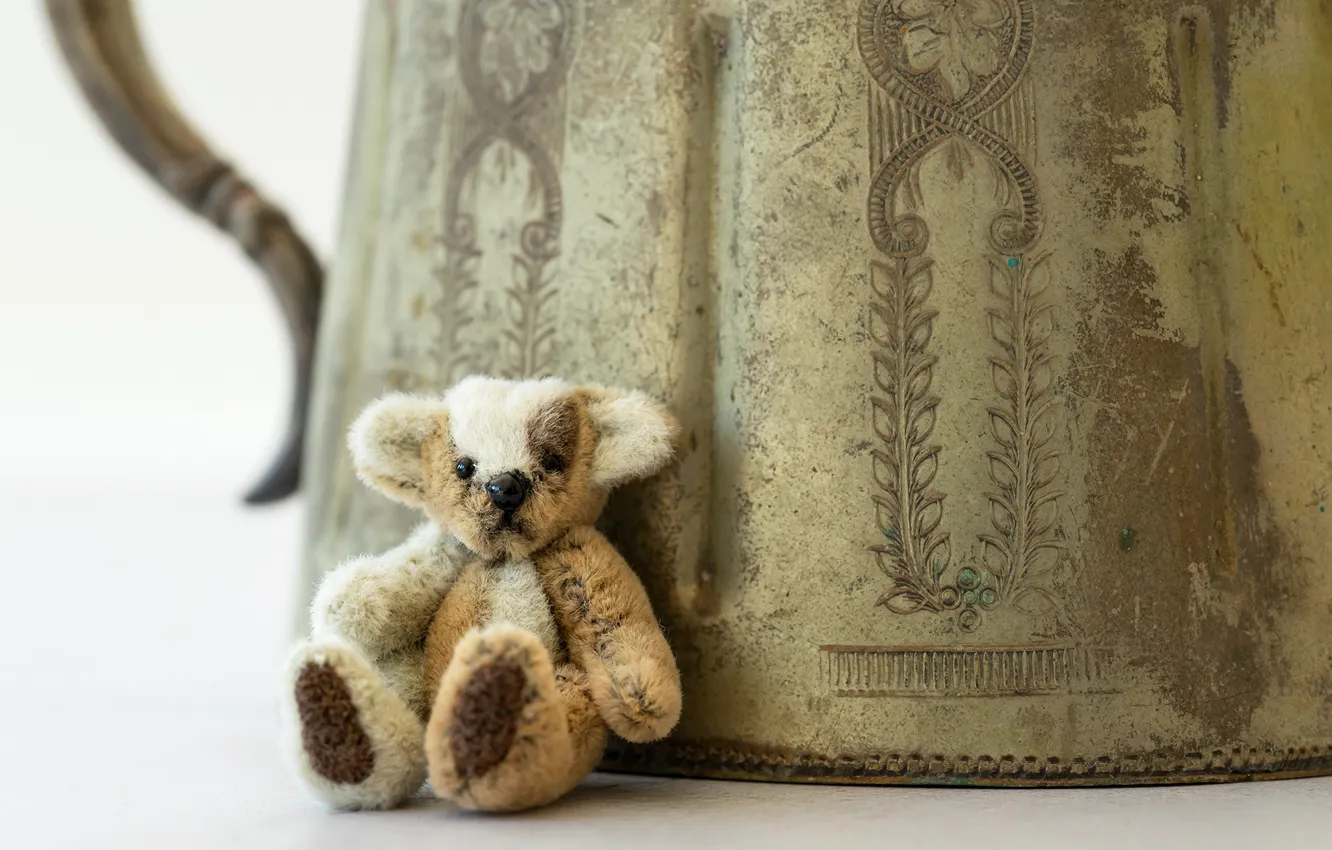 Photo wallpaper toy, bear, pitcher