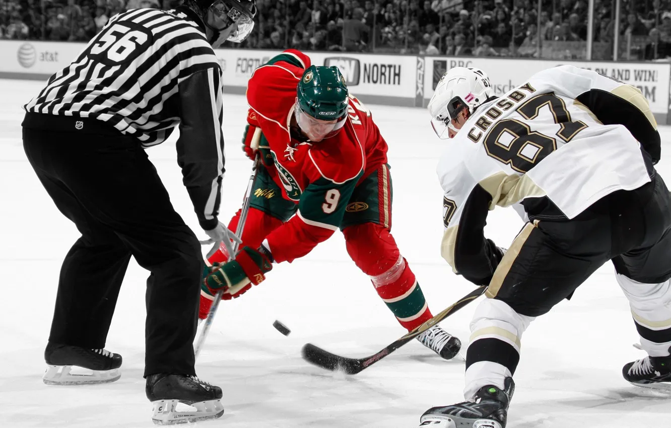 Photo wallpaper ice, sport, hockey