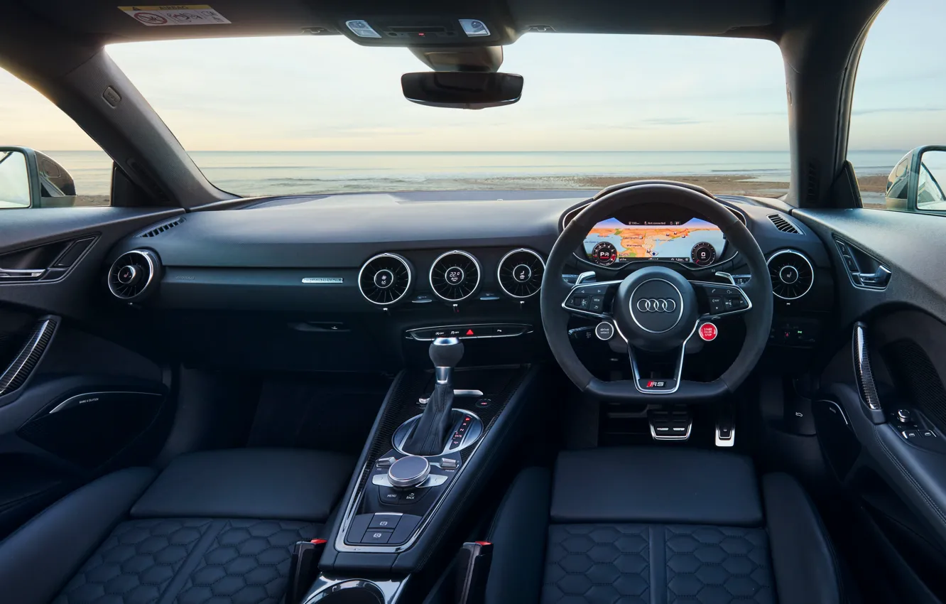 Photo wallpaper Audi, car interior, TT, Audi TT RS Coupe