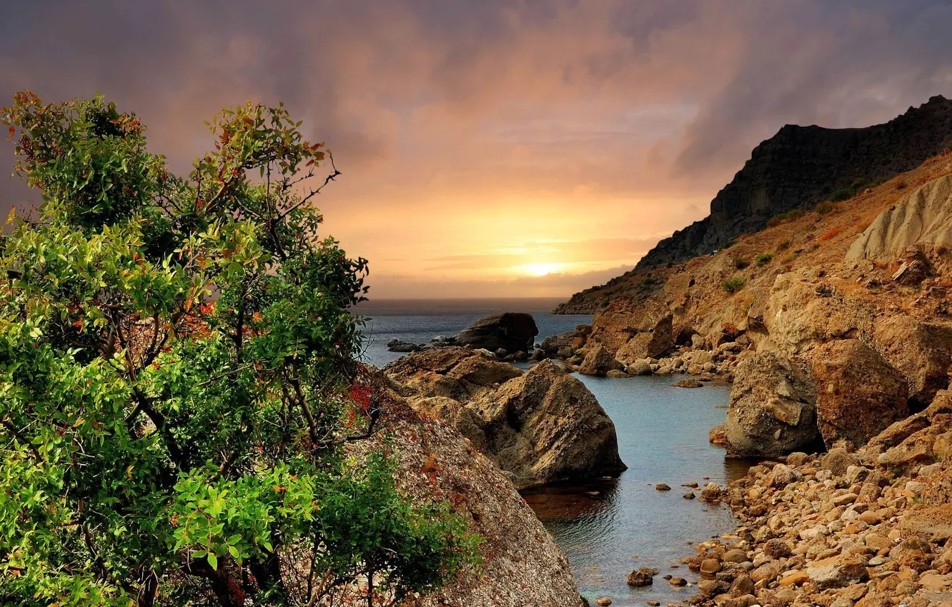 Photo wallpaper Crimea, the Peninsula, relict Place of Power, Megan