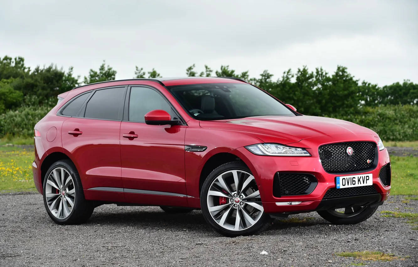 Photo wallpaper Jaguar, SUV, Jaguar, F-Pace