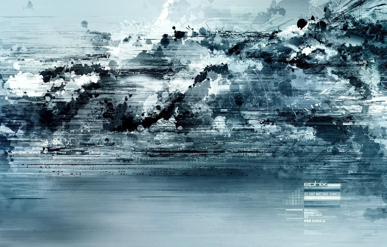 Photo wallpaper blue, fiction, abstract, Wallpaper