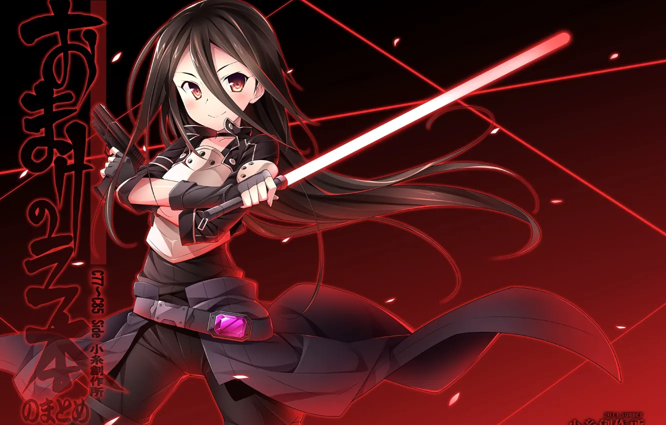 Photo wallpaper anime, art, sword art online, sword art online, kirito
