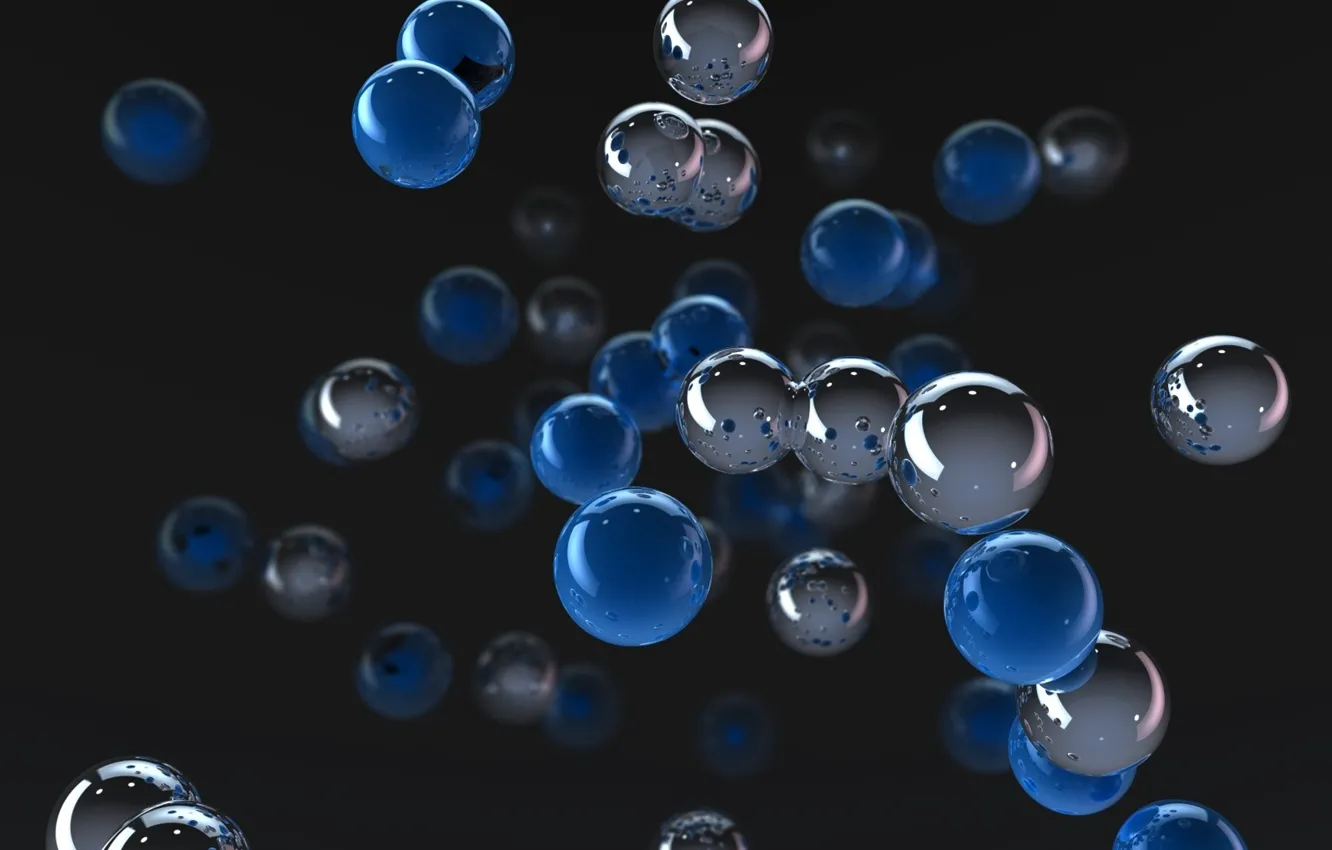 Photo wallpaper Balls, Sphere, spheres