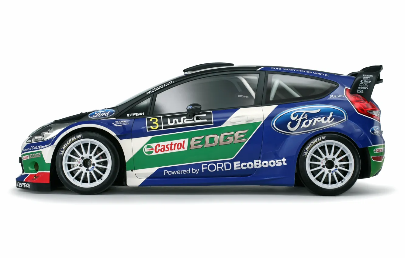 Photo wallpaper Ford, Profile, WRC, Rally, Fiesta