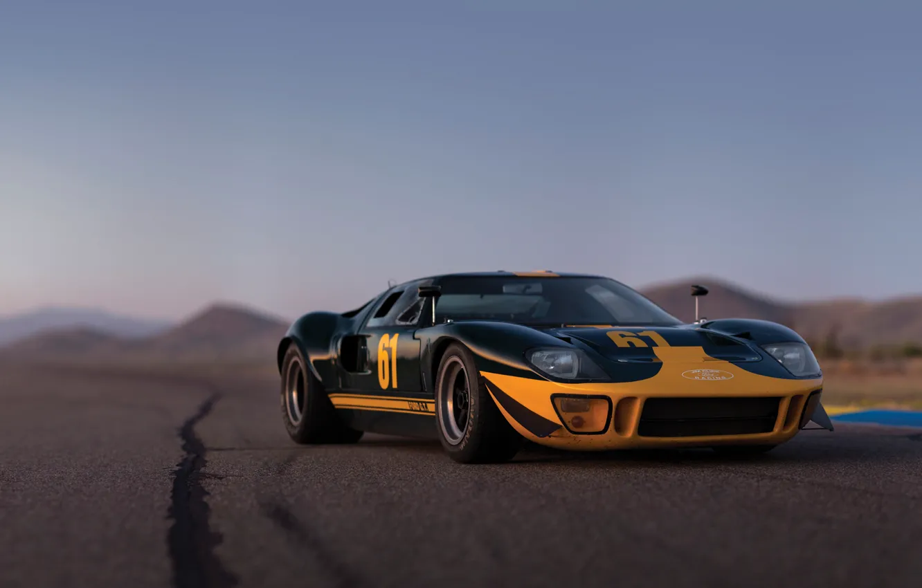 Photo wallpaper Ford, supercar, Ford, 1966, GT40