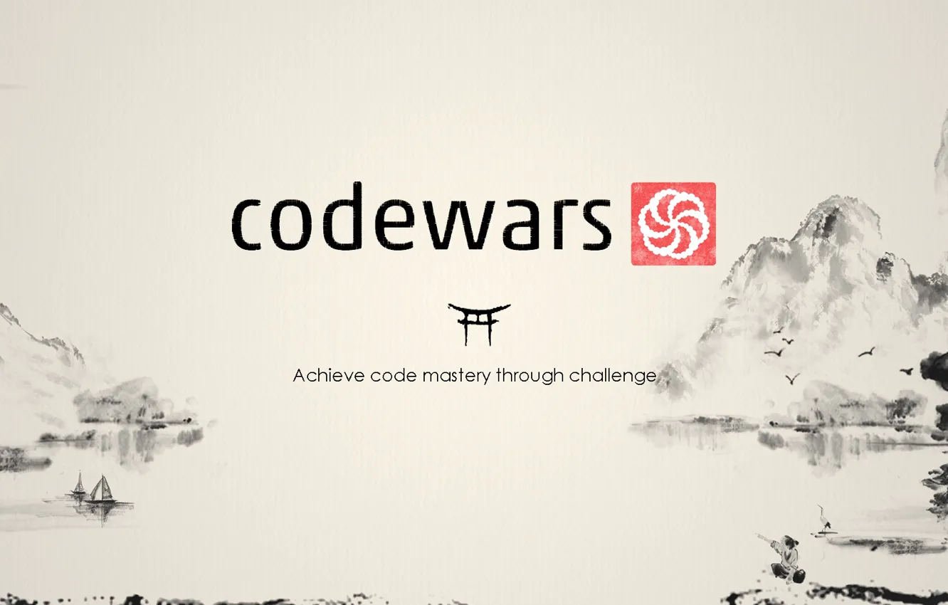 Photo wallpaper Japan, programing, codewars