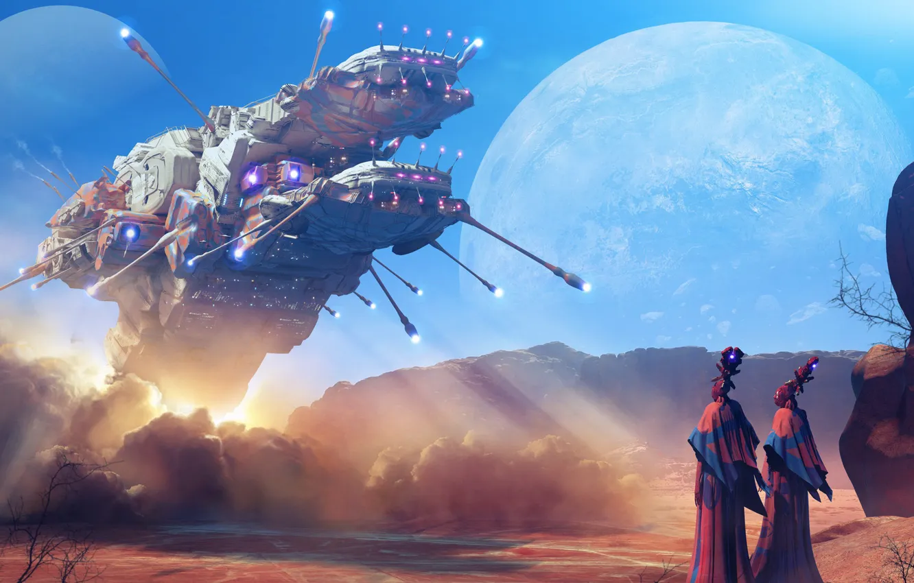 Photo wallpaper fiction, Concept Art, Homecoming, Col Price