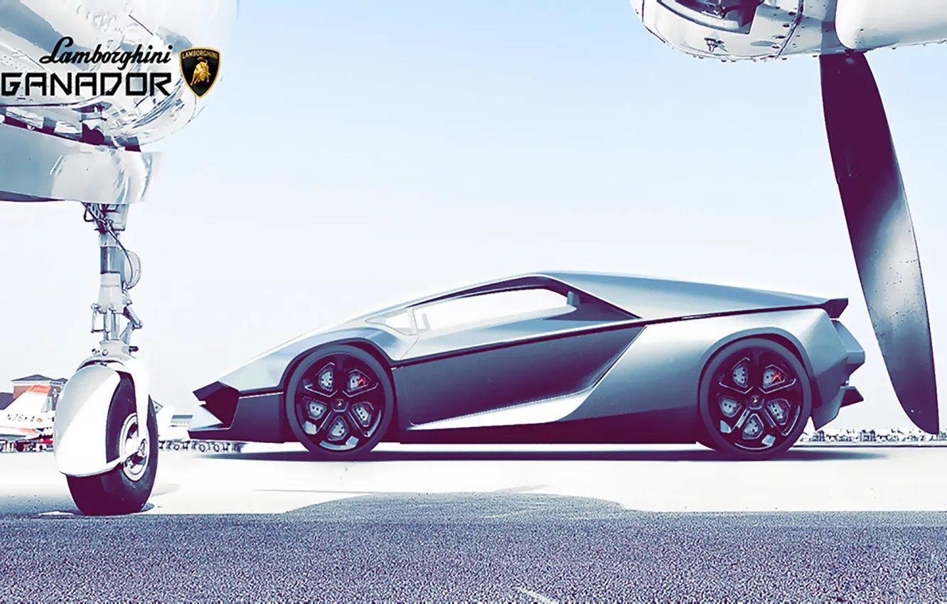 Photo wallpaper car, Hubbak, Concept 2015, Lamborghini Ganador