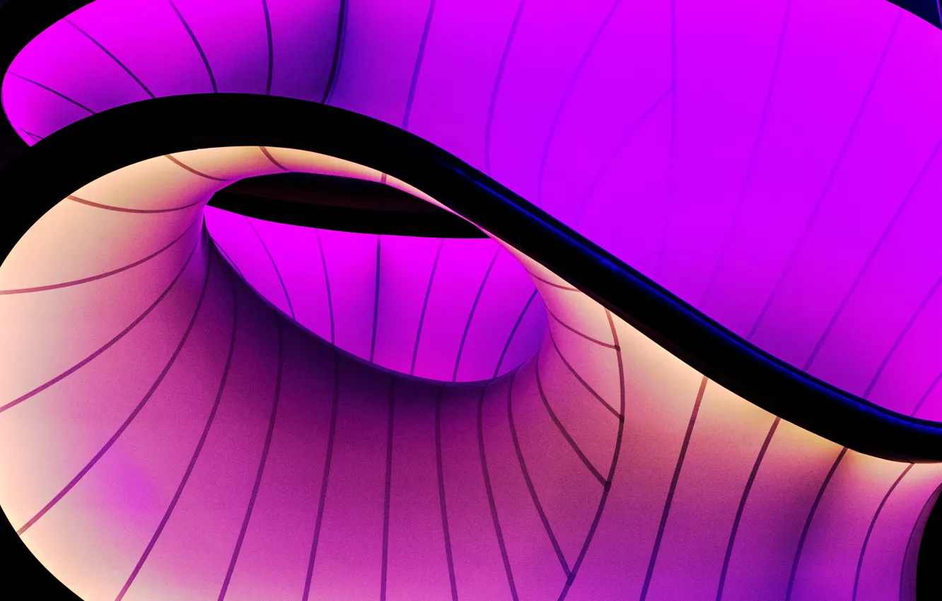 Photo wallpaper Line, Violet, Abstraction
