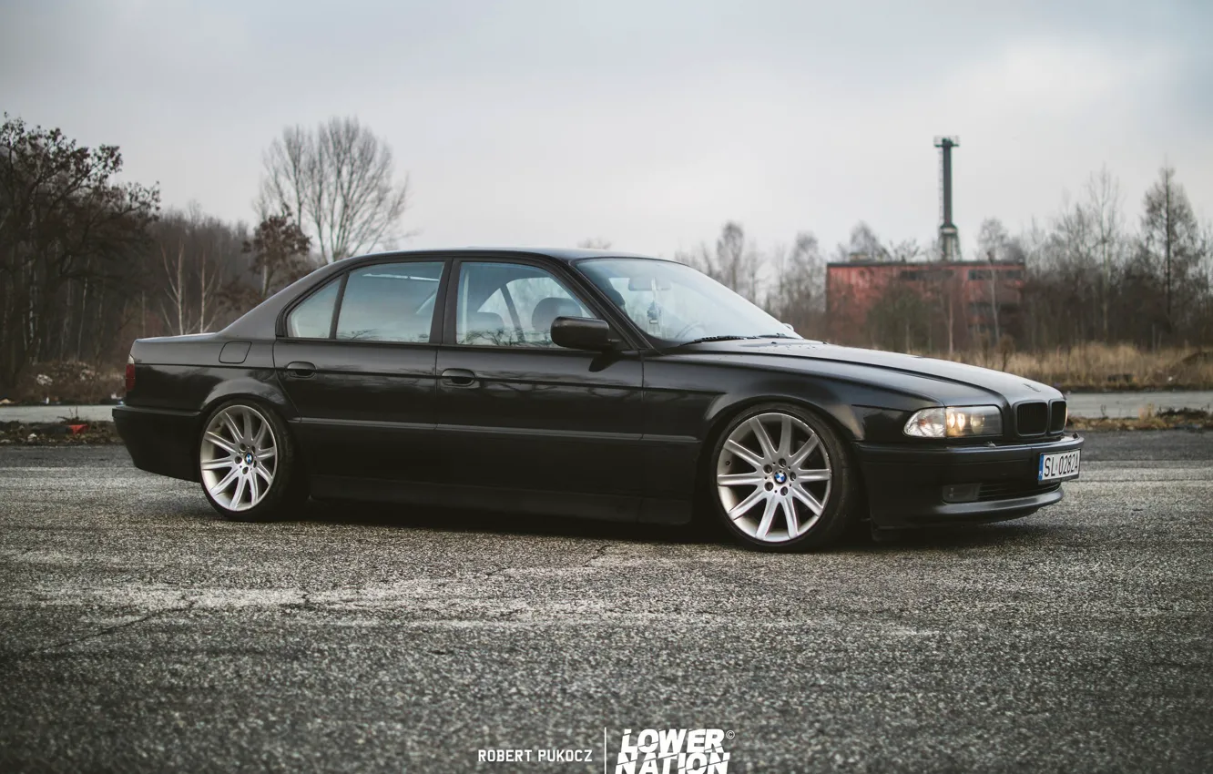 Photo wallpaper BMW, E38, dorest