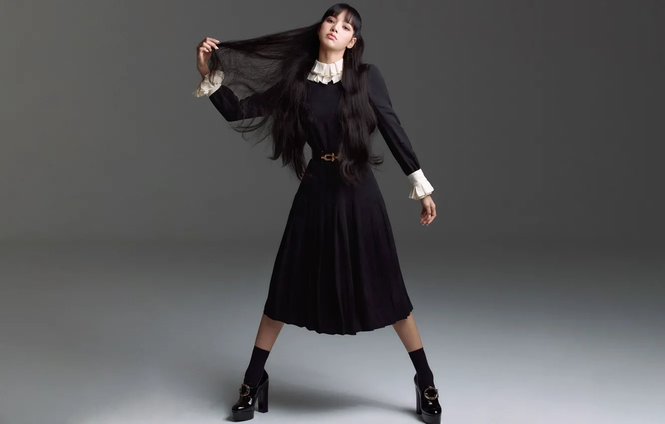 Photo wallpaper 2560x1440, Wallpaper for desktop, Kpop, 16:9, Blackpink, Lalisa Manoban, Fox Manoban, Lalisa Manoban