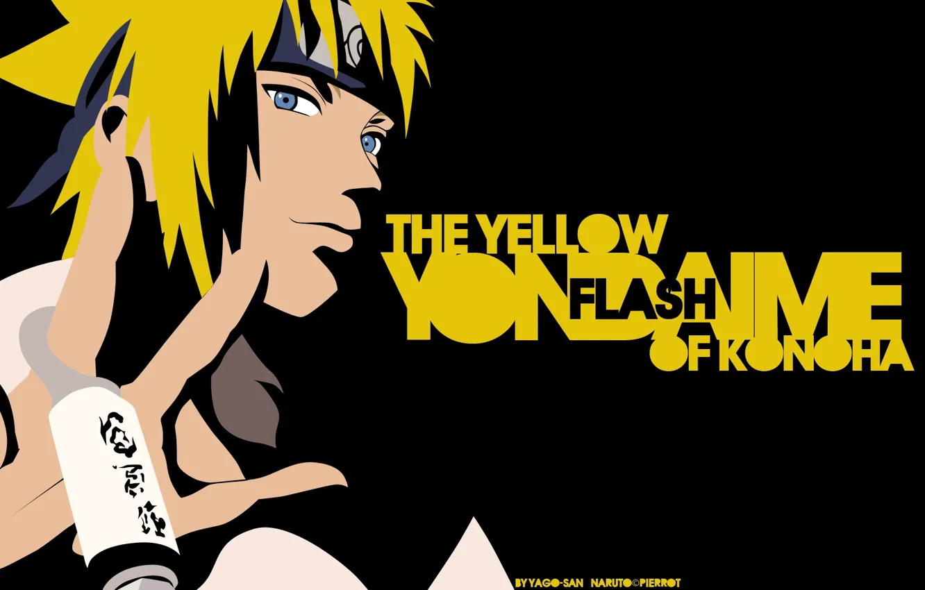 Photo wallpaper look, anime, art, Naruto, Naruto, Minato