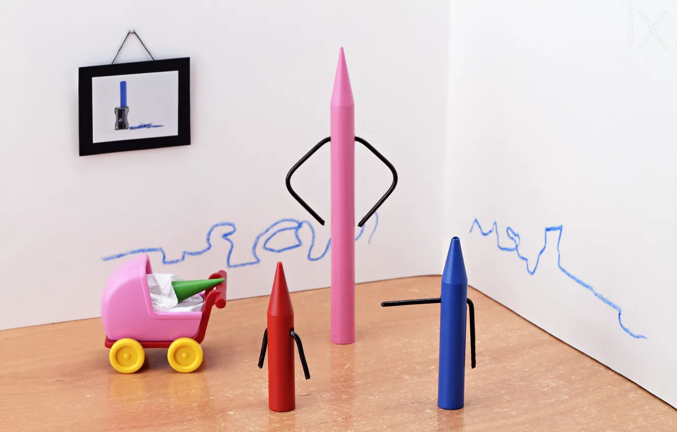 Photo wallpaper children, family, Family, children