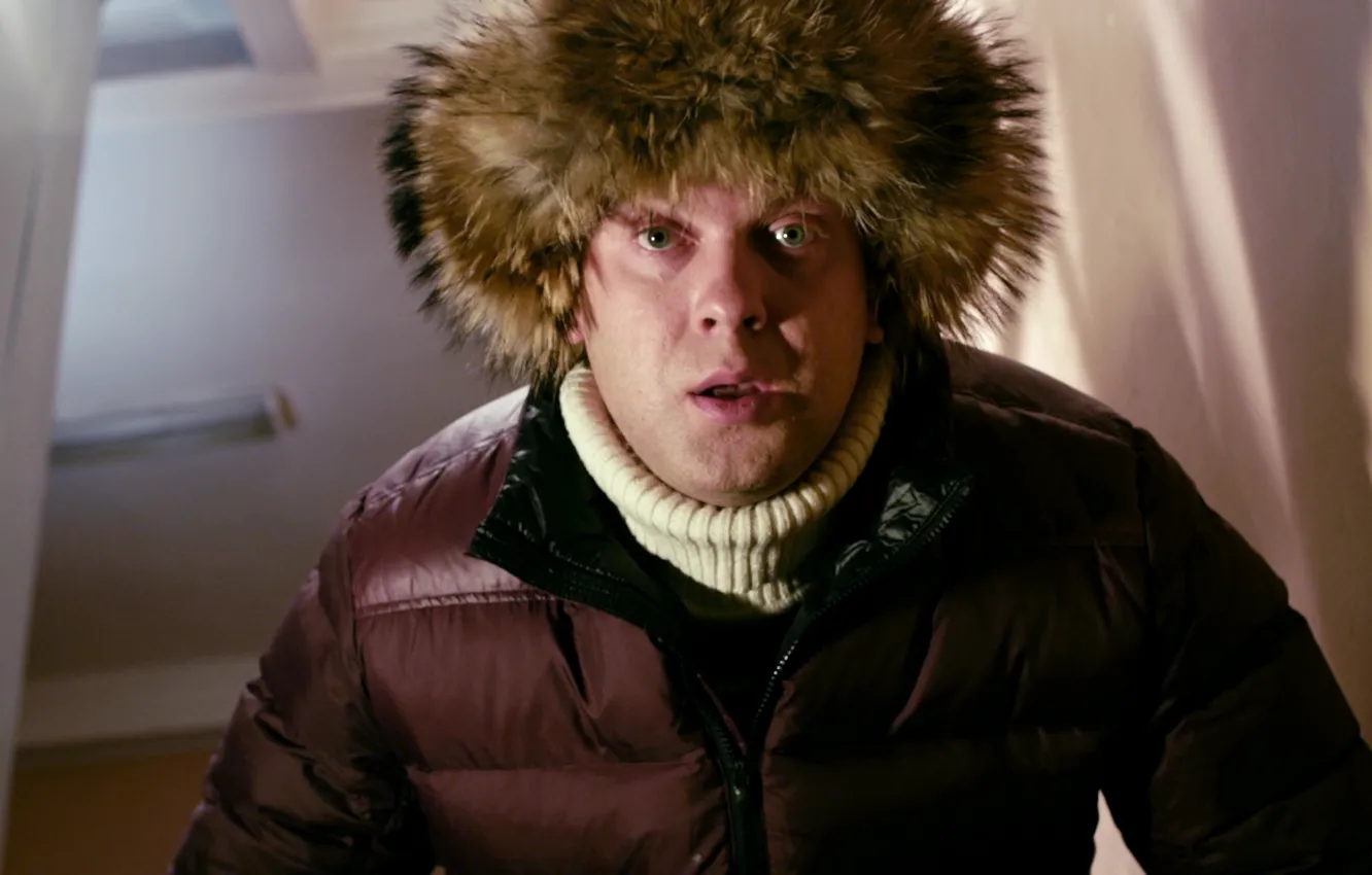 Photo wallpaper eyes, movie, the film, hat, surprise, jacket, actor, Comedy